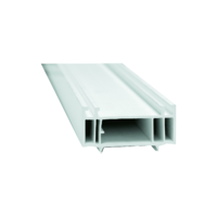 Márka nélkül / Without brand TOKTOLDÓ PROFIL MŰANYAG, 30MM SZÉLES, FEHÉR 220CM