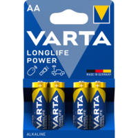 Varta VARTA LONGLIFE POWER ALKÁLI ALKÁLI CERUZA AA BLI4 1,5V 2930 MAH