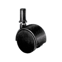 Forest FOREST BÚTORGÖRGŐ 9600 HÜVELYES 40MM 30KG FÉM-MŰANYAG FEKETE (131043)