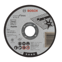 Bosch BOSCH VÁGÓTÁRCSA RAPIDO INOX 115X1,0MM EGYENES
