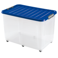 Heidrun Clipbox tetős gurulós 150L tárolódoboz