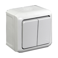 Legrand LEGRAND FORIX IP44 FK CSILLÁRKAPCSOLÓ SZÜRKE 10A 250V