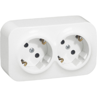 Legrand LEGRAND FORIX IP20, FK 2X2P+F ALJZAT 16A GYEREKVÉDŐ FEHÉR
