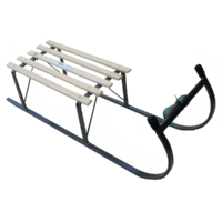 Márka nélkül / Without brand SZÁNKÓ RETRÓ OVI,FÉM VÁZ+FA ÜLŐKE 31X43X100CM,4,5KG,HÁTTÁMLA NÉLKÜLI