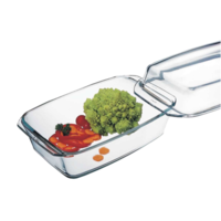 Márka nélkül / Without brand SIMAX STAR LINEA SZÖGLETES HŐÁLLÓ TÁL 2,8L + FEDŐ