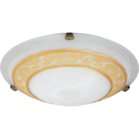 Rábalux RÁBALUX SPIDER MENNYEZETI LÁMPA E27 2XMAX.60W IP20 D40CM FEHÉR ALABÁSTROMÜVEG