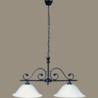 Rábalux RÁBALUX DOROTHEA FÜGGESZTÉK E27 2X MAX.60W IP20 2 ÁGÚ MATT FEKETE