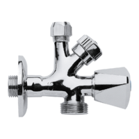 Márka nélkül / Without brand SAROKSZELEP KOMBINÁLT 1/2"-3/8"-3/4"