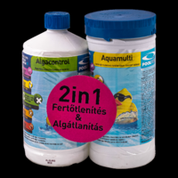 Pooltrend Poolclean Duo Pack Algacontrol 1l + Aquamulti 1kg vízkezelő csomag