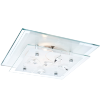 Globo GLOBO JASMINA MENNYEZETI LÁMPA E27 MAX.60W IP20 K5 KRISTÁLY/ÜVEG 24X24X8,5CM