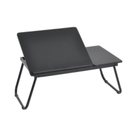 Márka nélkül / Without brand MASA LAPTOP ASZTAL, FEKETE, FÉM VÁZ, MDF LAP, 23X32X56CM