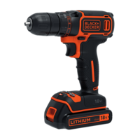 Black+Decker BLACK&DECKER AKKUS FÚRÓ/CSAVAROZÓ 18V LI-ION BDCDC18B 2DB AKKUVAL