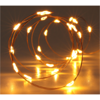 Márka nélkül / Without brand LEDSZALAG 10 LED MELEGFEHÉR BELTÉRI 90CM KÁBEL:10CM