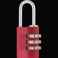 Abus ABUS LAKAT SZÁMKOMBINÁCIÓS 20MM ALU PIROS 724/20