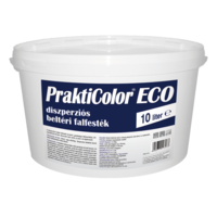 Márka nélkül / Without brand PRAKTICOLOR ECO 10L BELTÉRI FALFESTÉK, FEHÉR