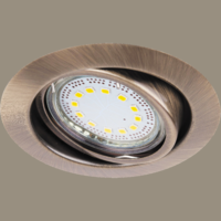 Rábalux RÁBALUX LITE BEÉPÍTHETŐ LÁMPA LED GU10 3X3W 3X240LM IP40 BILLENTHETŐ BRONZ 3DB/CS