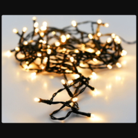 Márka nélkül / Without brand FÉNYFÜZÉR 120 LED MELEGFEHÉR 8 FUNKCIÓS KÜL- ÉS BELTÉRI 9 M, KÁBEL 3 M