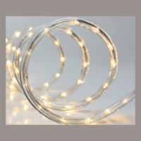 Márka nélkül / Without brand FÉNYCSŐ LED MELEG FEHÉR KÜL-ÉS BELTÉRI, 6M KÁBEL:1,5M