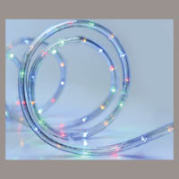 Márka nélkül / Without brand FÉNYCSŐ LED SZÍNES KÜL-ÉS BELTÉRI, 6M KÁBEL:1,5M