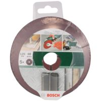Bosch BOSCH CSISZOLÓKORONG KÉSZLET 5 DB D:125MM G:80MM SAROKCSISZOLÓHOZ