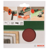 Bosch BOSCH CSISZOLÓLAP 5DB D:115MM G:120 PAPÍR SAROKCSISZOLÓHOZ