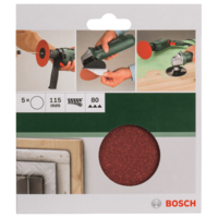 Bosch BOSCH CSISZOLÓLAP 5DB D:115MM G:80 PAPÍR SAROKCSISZOLÓHOZ