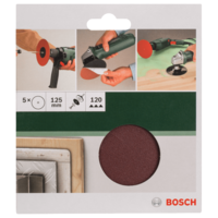 Bosch BOSCH CSISZOLÓLAP 5DB D:125MM G:120 PAPÍR FÚRÓHOZ