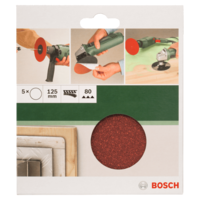 Bosch BOSCH CSISZOLÓLAP 5DB D:125MM G:80 FÚRÓHOZ/SAROKCSISZOLÓHOZ