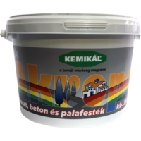 Kemikál KEMIKÁL AKROPOL PALA LÁBAZAT ÉS BETONFESTÉK 2KG/1,6L FEHÉR