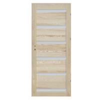 Márka nélkül / Without brand Genewa 75x210cm jobbra nyíló gerébtokos 6 üveges beltéri ajtó