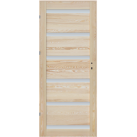 Márka nélkül / Without brand Genewa 100x210cm balra nyíló gerébtokos 6 üveges beltéri ajtó