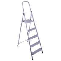 Márka nélkül / Without brand SUPER HOME LÉTRA 4+1 FOKOS,HÁZTARTÁSI ACÉL, TERHELHETŐSÉG: 150 KG