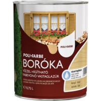 Poli-Farbe POLI-FARBE BORÓKA VIZES VASTAGLAZÚR 0,75L FENYŐ