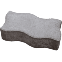 Semmelrock SEMMELROCK UNIVERZÁLIS HULLÁMKŐ SZÜRKE 6CM 11,3X22,5X6CM, 40DB/NM/SOR