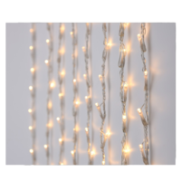 Márka nélkül / Without brand LED FÜGGÖNY 320LED MELEG FEHÉR 100X200CM 8SZÁL SZÁL/40LED K:5M