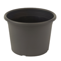 Márka nélkül / Without brand MŰANYAG VIRÁGCSERÉP HENGERES 18 CM ANTRACIT