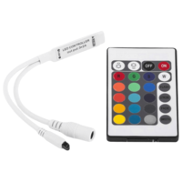 Avide AVIDE 12V 72W RGB 24 GOMBOS IR TÁVIRÁNYÍTÓ ÉS VEZÉRLŐ