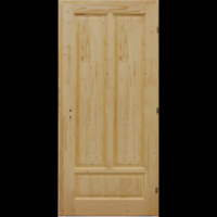 Kobezol Tisza2 fenyő 75x210cm jobbra nyíló gerébtokos tele beltéri ajtó