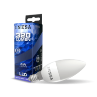 Inesa INESA LED FÉNYFORRÁS GYERTYA E14 4W 320LM 4000K