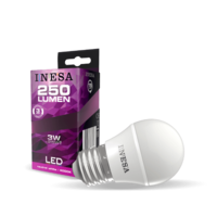 Inesa INESA LED FÉNYFORRÁS KISGÖMB E27 3W 250LM 4000K