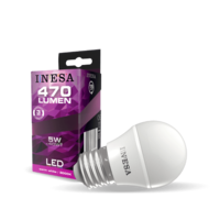 Inesa INESA LED FÉNYFORRÁS KISGÖMB E27 5W 470LM 3000K