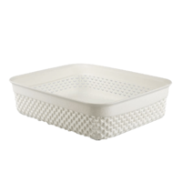Vija VIJA KOSÁR 2,2L, 24,5X19,5X6,5CM, FEHÉR CSEPP MINTA, M-161