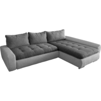 D & L Adria 80x278x188cm szürke sarokülőgarnitúra