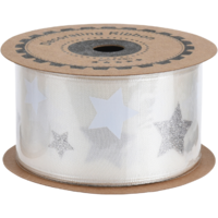 Márka nélkül / Without brand DEKOR SZALAG 4X250CM EZÜST 3 FÉLE TÍPUS