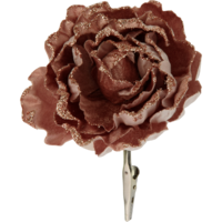 Márka nélkül / Without brand DEKOR VIRÁG CSILLOGÓS 11X5 CM 4 FÉLE TÍPUS