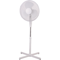 Praktiker Electric Praktiker TX-1608B 3 fokozatú oszcilláló 43cm-es fehér álló ventilátor