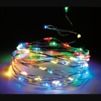 Márka nélkül / Without brand FÉNYFÜZÉR 120 LED KÜLTÉRI SZÍNES 11,9M VEZÉRLŐS 8 FUNKCIÓVAL ELLÁTVA