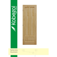 Kobezol Tisza2 fenyő 75x210cm balra nyíló gerébtokos tele beltéri ajtó