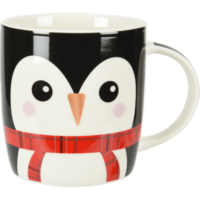 Márka nélkül / Without brand KARÁCSONYI MINTÁS BÖGRE 370 ML 3 FÉLE MINTA