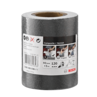 Bosch BOSCH CSISZOLÓTEKERCS 93MM 5M VÍZÁLLÓ 120-AS SZEMCSEMÉRET